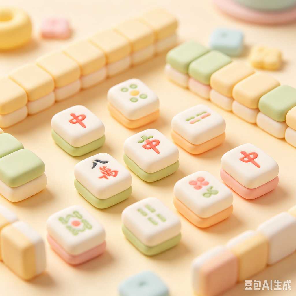 mahjong tile pushers and racks set