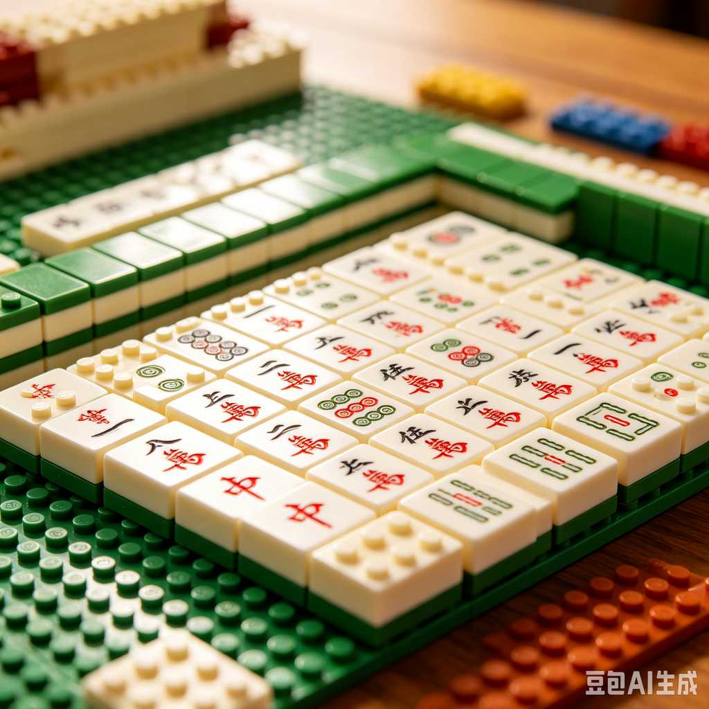 asian classic board game mahjong