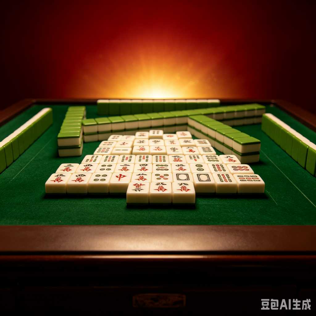 indoor leisure game mahjong set