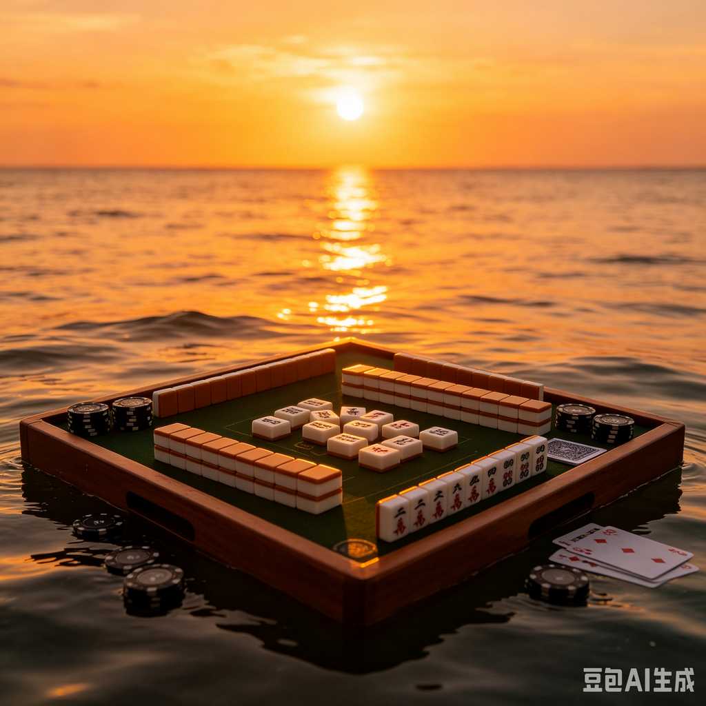 blue crystal mahjong set